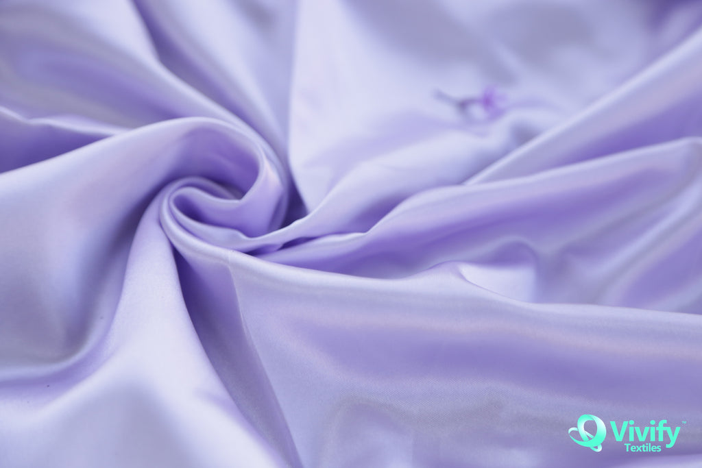Recycled Polyester Satin Fabric Shiny - Vivify Textiles
