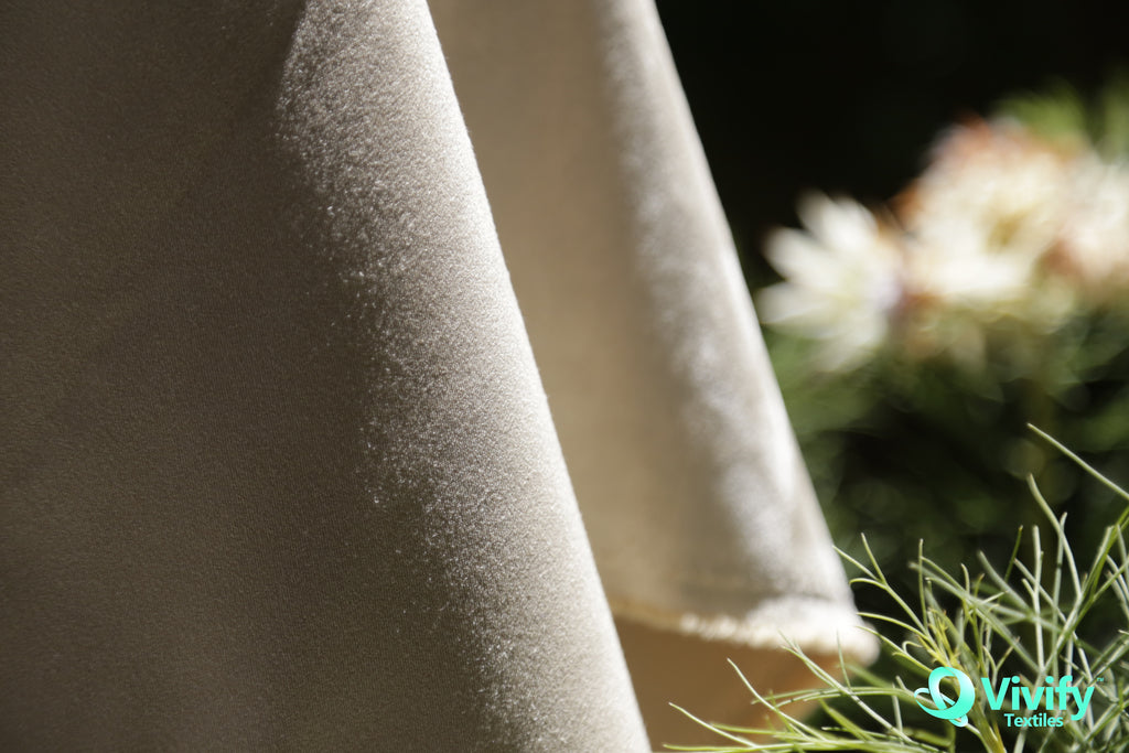 Recycled Polyester Suede Fabric Olive - Vivify Textiles