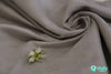 Recycled Polyester Suede Fabric Silver - Vivify Textiles